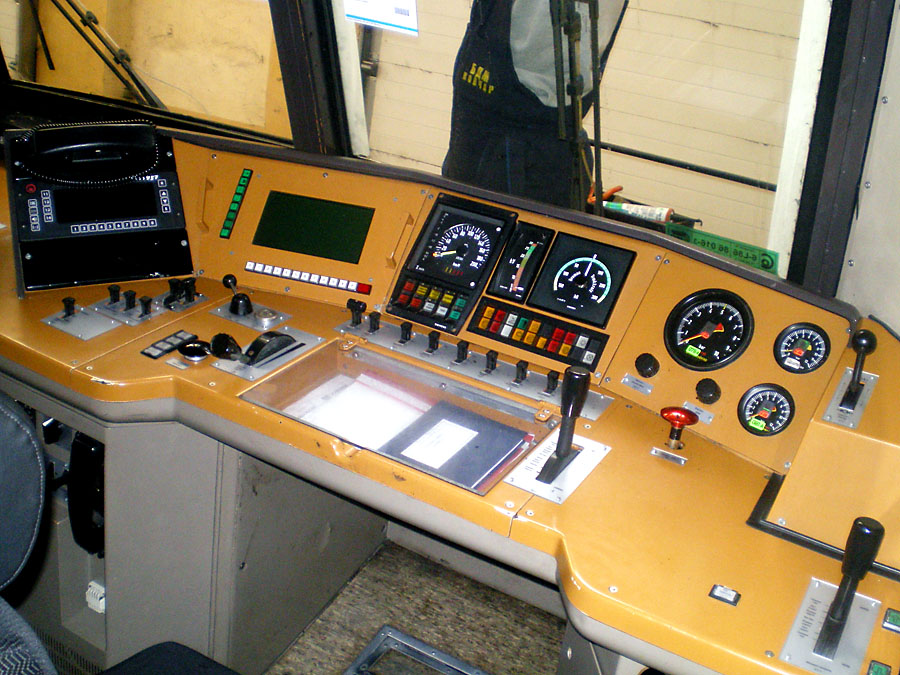 Пулт за управление на локомотив 86-016 на DB SCHENKER