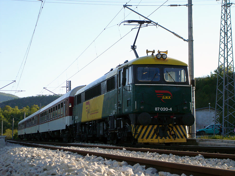 The BZK touristik train: Фотопауза на сп. Струя