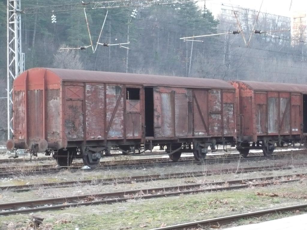 товарни вагони на гара Габрово