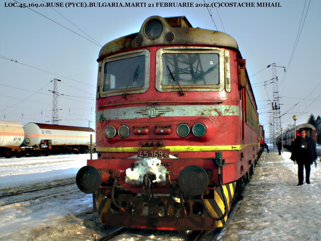 Locomotiva 45.169.0 in Ruse Triaj