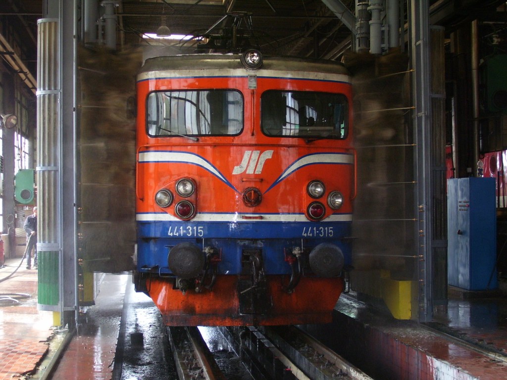 Pranje lokomotiva